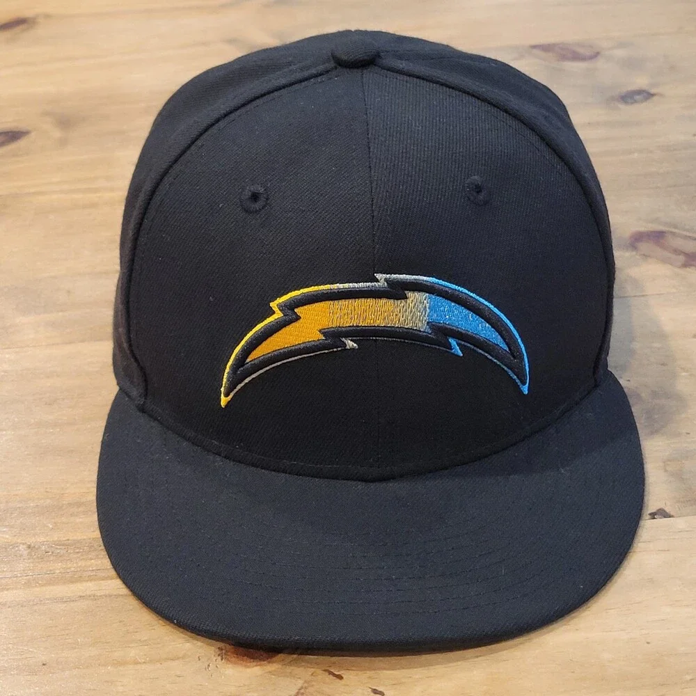 San Diego Chargers Hat Cap Snapback 9Fifty New Era Black Bolt Logo